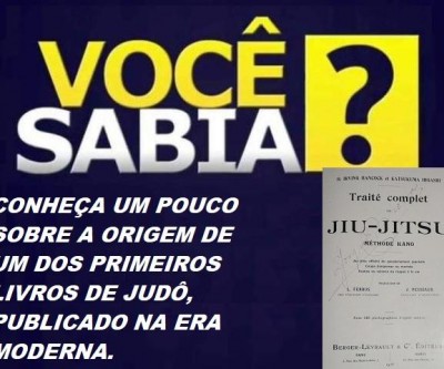 A ORIGEM DE UM DOS PRIMEIROS LIVROS DE JUDÔ