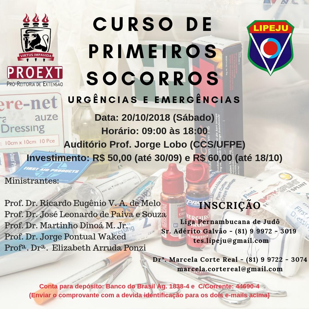 Curso de Primeiros Socorros em Pernambuco !